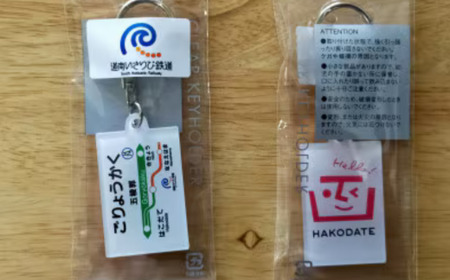 【道南いさりび鉄道】1日フリーきっぷ「いさりび1日きっぷ」と駅名キーホルダー3個セット 【 ふるさと納税 人気 おすすめ ランキング 切符 きっぷ 1日券 1日きっぷ いさりび いさりび鉄道 キーホルダー 駅名 セット ギフト 贈答 北海道 北斗市 送料無料 】 HOKAQ001