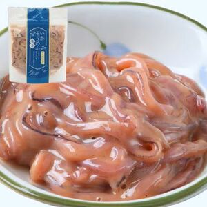 【道水】お刺身いかそうめん 業務用パック550g(いか耳塩辛110g付き) HOKD039