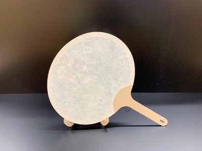 海老根うちわ【アサヒ研創】 工芸品 団扇 インテリア 