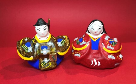 伝統工芸品】張り子 内裏雛（ひな人形 ひな祭り） 民芸品 伝統技術