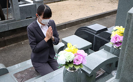 お墓参り代行サービス（献花・焼香プラン）1回 チケット