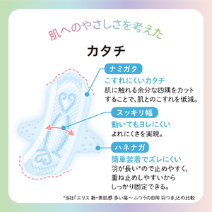 エリス 素肌のきもち ルナフィット（昼夜兼用）325羽つき　80枚（10枚×8パック） ｜ リニューアル ｜ AF013-runa