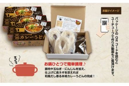 【グルテンフリー】いわき米粉麺カレーうどん　3食入×3箱