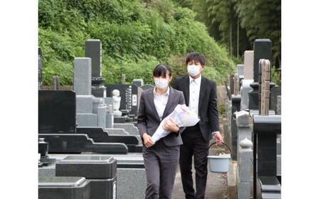 お墓参り代行サービス(献花・焼香プラン) 1回