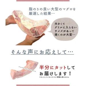 南マグロ大トロカマ 小分け 約2kg 8~16ブロック