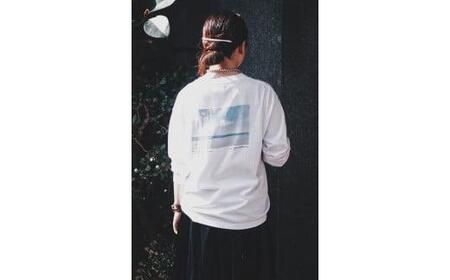 いわき市発D2Cブランド「yourmood」 NEWSTANDARD ロングスリーブTシャツ WHITE_S
