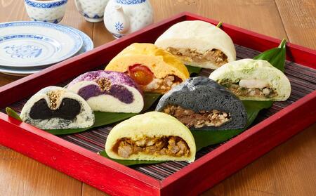 ★TV旅サラダで紹介★豚まん よしの 豚まん あんまんおまかせ8個セット 福島 いわき市 豚饅専門店 華正樓 中華料理 ブタまん