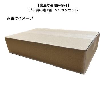 【常温で3年保存可】 プチ丼の素3種  9パックセット