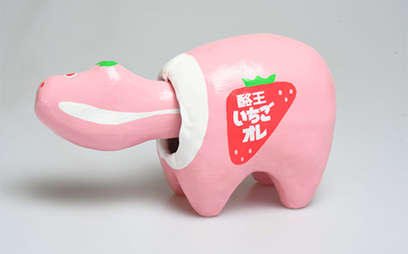 酪王いちごオレ 赤べこ F23R-842