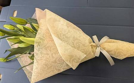 ユリ専門＜深花園＞観賞用ゆり オリエンタルリリー ＜白・普通＞ 蕾20輪以上 F23R-958