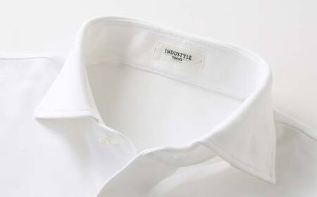 白河市の縫製工場が縫い上げる逸品！宇宙心地シャツ モクロディ ワイドカラー 【ホワイト】レギュラーフィット【M】 F23R-991