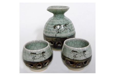 二重酒器三点セット F21R-002