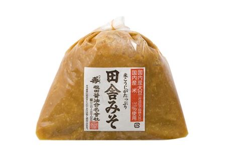 米こうじがたっぷり田舎みそ　4kg(1kg×4袋) F21R-577