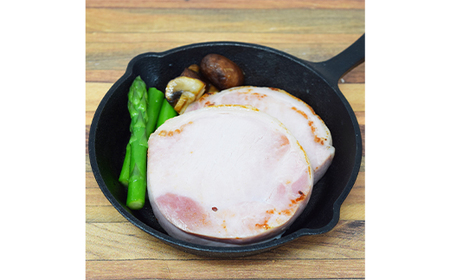 ＜サガミハム＞お家で切りたて！一本丸ごと本麗ロースハム1.0kg以上 肉 お肉 豚肉 サラダ 惣菜 弁当 ステーキ 厚切り 福島県 白河市 F23R-464