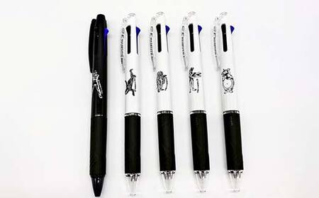 須賀川市 オリジナルウルトラマン3色ペン 5種コンプリートセット
