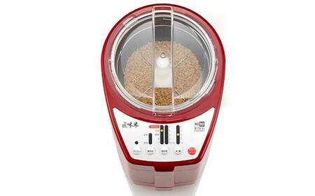 山本電気 道場六三郎監修 家庭用精米機 匠味米 レッド (MB-RC52