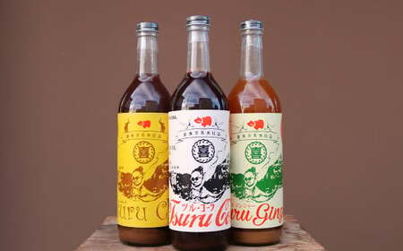 会津喜多方発クラフトシロップ ツル・シリーズ 720ml×3本セット 【07208-0506】