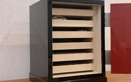 二本松伝統家具 桐モダン手許箪笥 アクセサリーケース【田中家具】