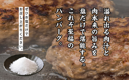 熟成牛 塩で食べる！手ごねハンバーグ 1.5kg（150g×10袋） ハンバーグ 国産 牛肉【有限会社エム牧場】