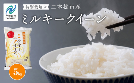 米 令和7年産 ミルキークイーン5kg【株式会社あだたら米】