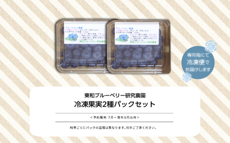 《2025年7月以降順次発送》東京農工大学名誉教授「横山　正」ブランドのブルーベリー冷凍果実250g（2パック）セット（品種おまかせ） ブルーベリー フルーツ 果物 冷凍果実 おすすめ お中元 お歳暮 ギフト 二本松市 ふくしま 福島県 送料無料【東和ブルーベリー研究農園】