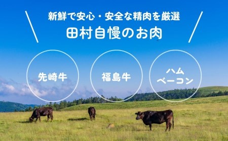 【 先崎牛 】 あぶくま高原 「 サーロインステーキ 200g × 2枚 」 黒毛和牛 牛肉 牛 ブランド 高級肉 ギフト 贈答 プレゼント 福島県 田村市 ふくしま たむら 東和食品