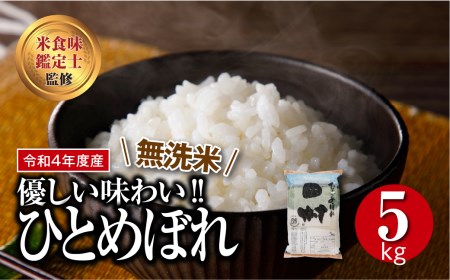 【無洗米】福島田村産ひとめぼれ5kg【令和4年産新米】