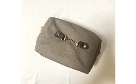 スクエアポーチ KHAKI | ポーチ 小物入れ レディース 福島県