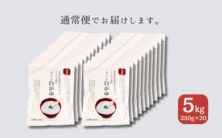 ふっくら白がゆ 250g×20パック 無添加 国産100% | お粥 レトルト 天のつぶ