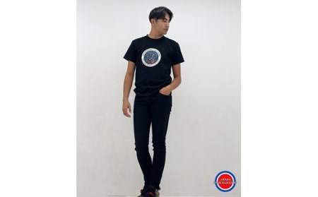 マンホールTシャツ 黒 Sサイズ | Tシャツ 福島県