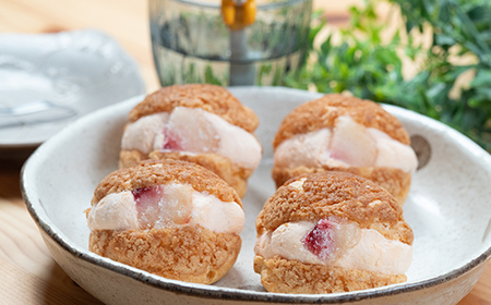 ふくしまスイーツプレミアム 桃のシューアイス 6個入り アイス デザート スイーツ 菓子 食品 F21C-113