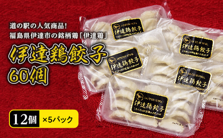 伊達鶏 餃子 60個入り（12個×5パック） 福島県 伊達市産 F20C-457