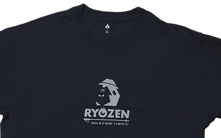 モンベルコラボ商品 RYOZEN Tシャツ ダークネイビー L F20C-718