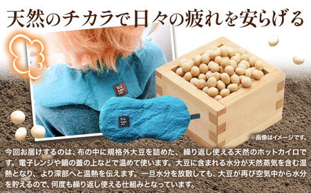 [1-129]　天然のチカラ・大豆カイロセット【緑】