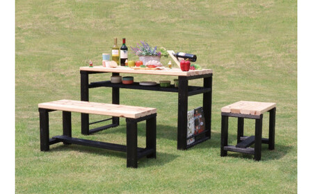 ガーデンテーブル・チェアーセット 【07214-0194】