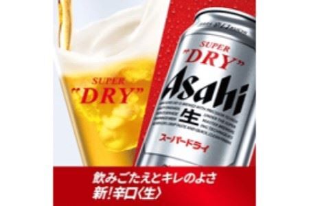【4か月定期便】【福島のへそのまち もとみや産】アサヒスーパードライ350ml×24本 2ケース 【07214-0450】