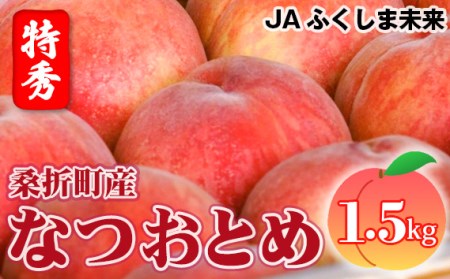 No.167 もも（なつおとめ）特秀 1.5kg 桑折町産 JAふくしま未来 桃 | 福島県桑折町 | ふるさと納税サイト「ふるなび」