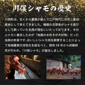 川俣シャモ くんせい丸約1.2kg【配送不可地域:離島】【1064182】