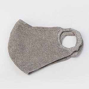 100回洗えるhamonAGマスク　グレー(銀の抗菌防臭効果)【1128781】