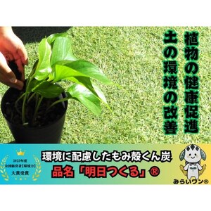 もみ殻くん炭「明日つくる」20L(5L×4袋)【配送不可地域：沖縄県】【1627108】