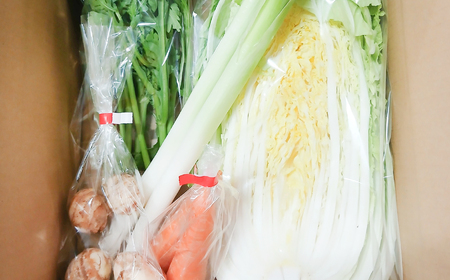 【旬の味覚】大玉村のプチ鍋やさいセット(4品目前後) om-ys-nb-p