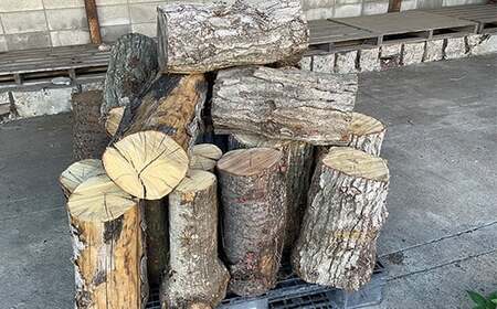 ご自宅までお届け！大割サイズ 福島県産「乾燥薪」約450kg 薪ストーブ キャンプ アウトドア 焚火 焚き火 暖炉  F6Q-213