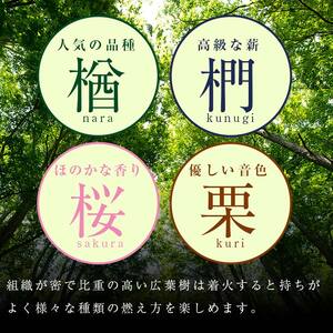 【3月発送】大割サイズ！福島県産「乾燥薪」25kg  F6Q-243