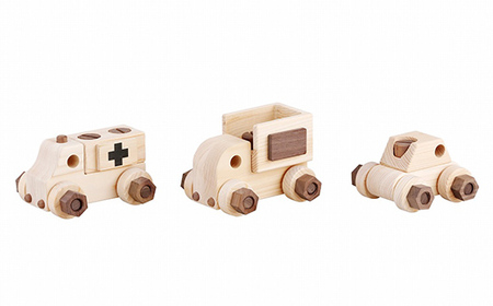 塗料を使わない檜のおもちゃ IKONIH 整備士セット おもちゃ 玩具 ひのき F6Q-375