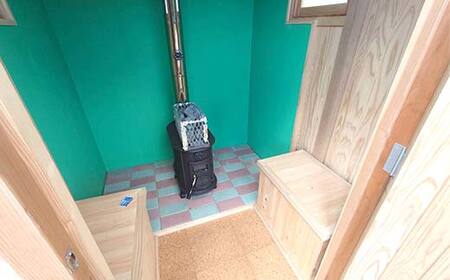 国産杉使用　木のぬくもり サウナハウス（4名用） F21T-325