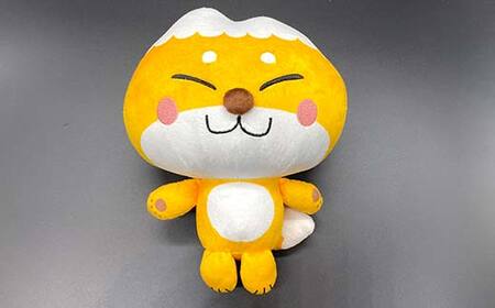 かわいい！天栄村公式マスコットキャラクター『ふたまたぎつね』ぬいぐるみ（中） てんえい きつね かわいい ゆるキャラ F21T-359
