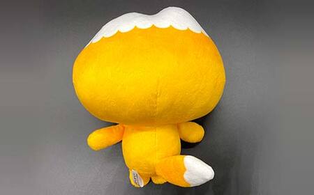 かわいい！天栄村公式マスコットキャラクター『ふたまたぎつね』ぬいぐるみ（中） てんえい きつね かわいい ゆるキャラ F21T-359