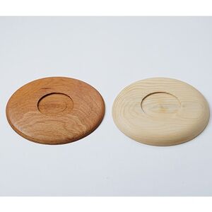 【下郷町特産】木地工房品 豆皿2枚 ポプリ(香り袋付)【1112155】