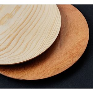 【下郷町特産】木地工房品 豆皿2枚 ポプリ(香り袋付)【1112155】