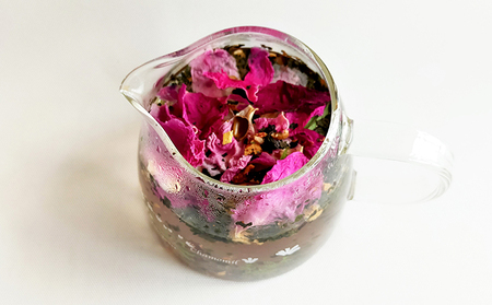 只見の養生茶2個セット お茶 芍薬の花 漢方薬局監修 ほうじハトムギ ナツメ シソ 当帰の葉 甘草 美味しさ 健康 